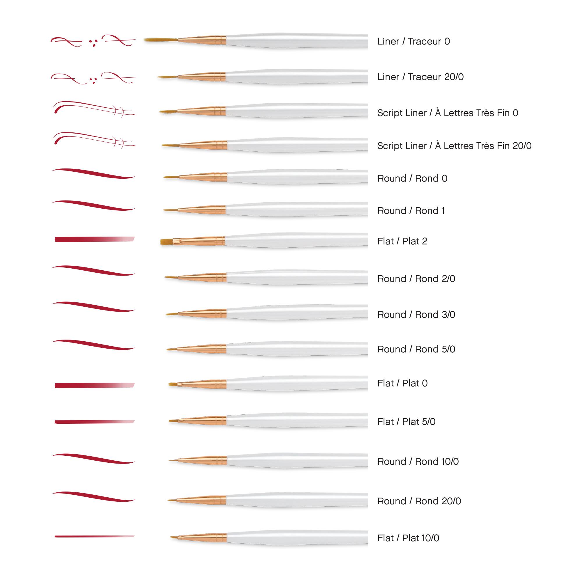 Golden Taklon Super Value Mini Paintbrush Pack By Craft Smart®
